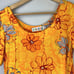 Vintage Jams World Hattie Dress in Sun Grid XS Short Sleeve Ruffle Hem Colorful