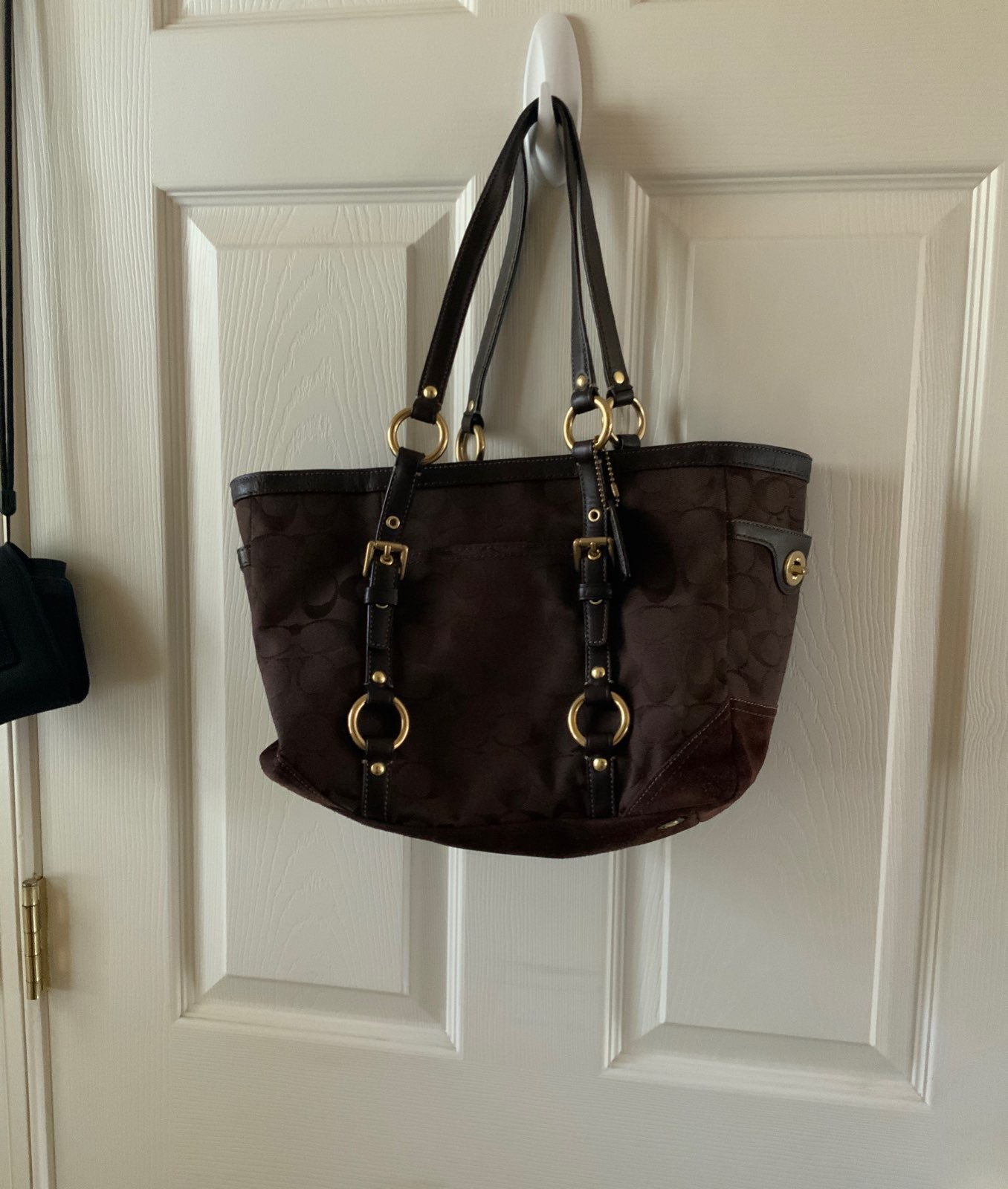 All Brown Coach Handbag
