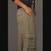 New women's MP Anthropologie x Pilcro Linen beach cargo pull-on pants in Moss