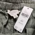 New women's MP Anthropologie x Pilcro Linen beach cargo pull-on pants in Moss