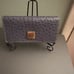 NWT Dooney & Bourke Steel Blue Gray Ostrich Foldover Wallet