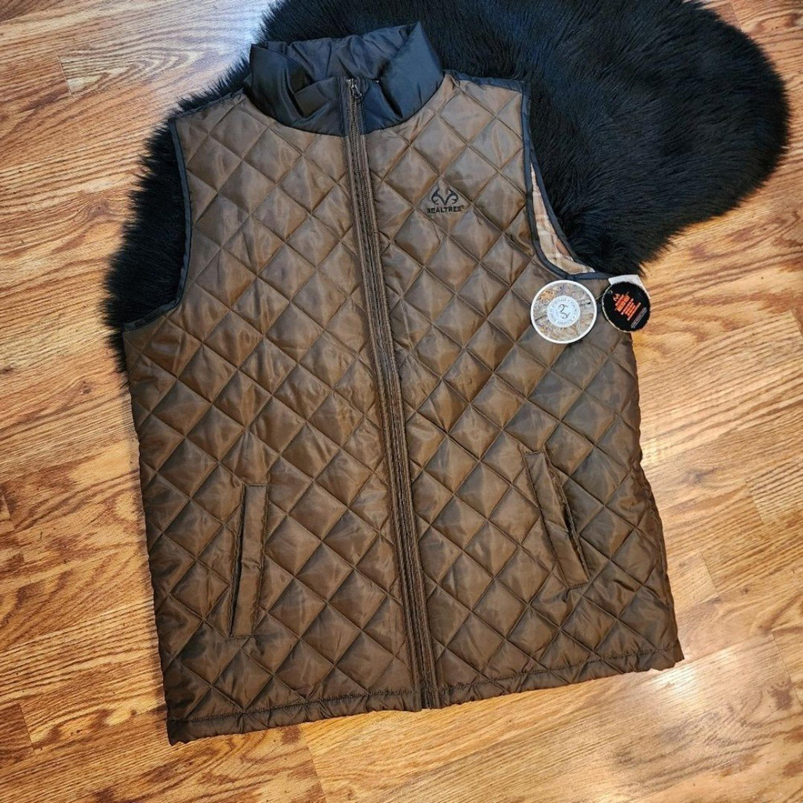 NWT RealTree Quilted Puffer Vest Men's Size XXL