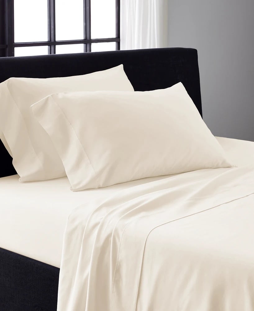 NEW 200 Haven 1200-Thread Count Triblend 4-Pc. Sheet Set, Queen Luxury Bedding