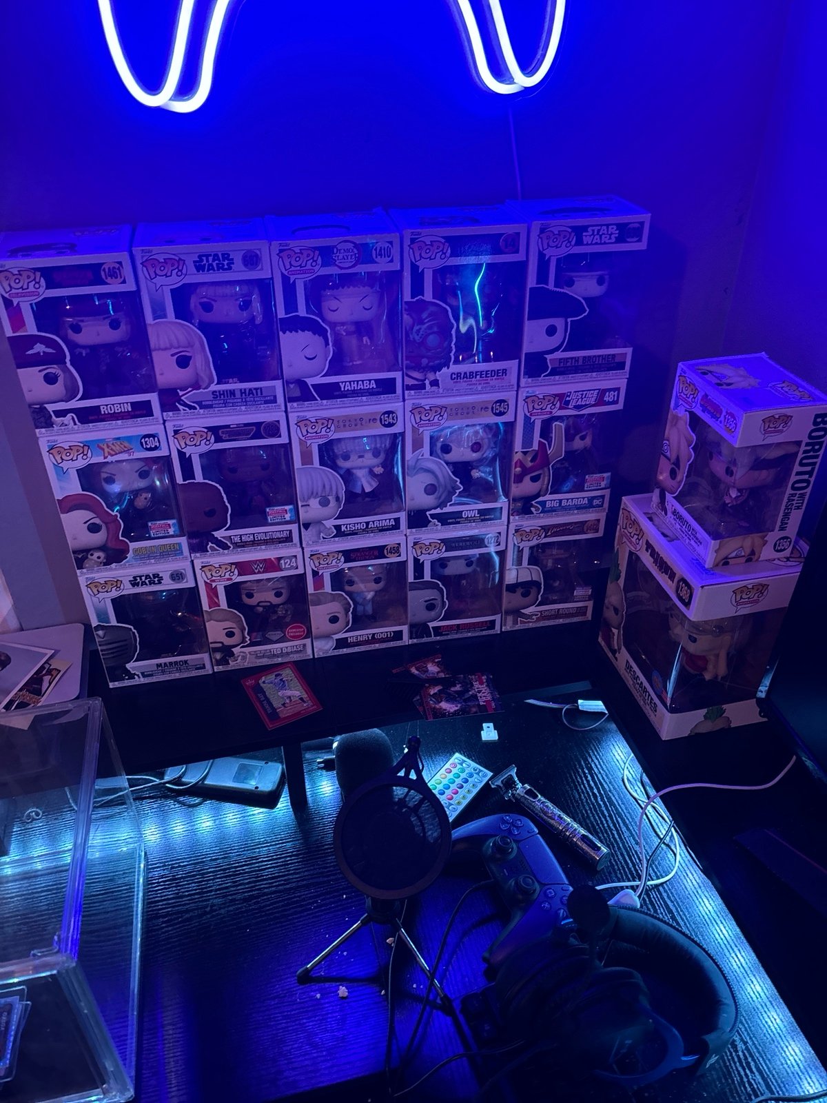 Entire wall of funko pops