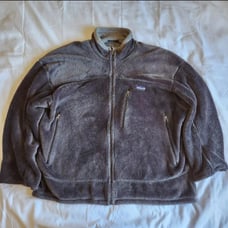 Patagonia Fleece Men's Size XL Grey Full Zip Polartec Winter Long Sleeve Jacket