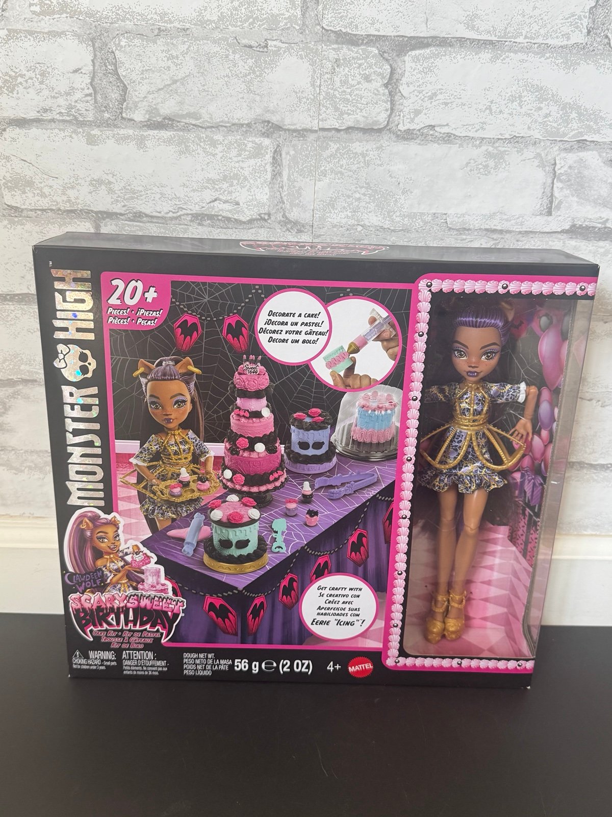 Monster High Scary Sweet Birthday Clawdeen Wolf Cake Kit [New] [Sealed]