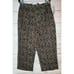 Chaus Size 6 Leopard Print Cotton Spandex Women Capri Pants