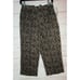 Chaus Size 6 Leopard Print Cotton Spandex Women Capri Pants