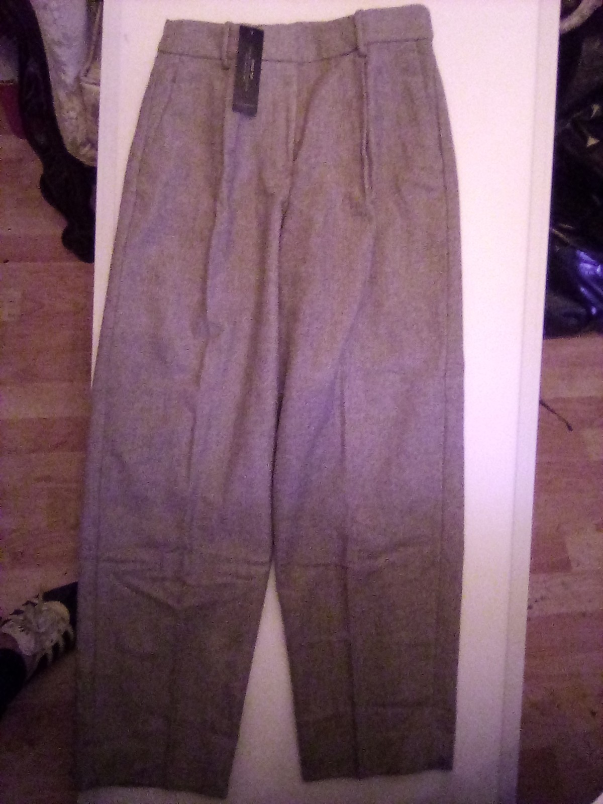 Banana Republic Wool, Wide Leg, Lined Dress Pants size 0 NWT Orig 100