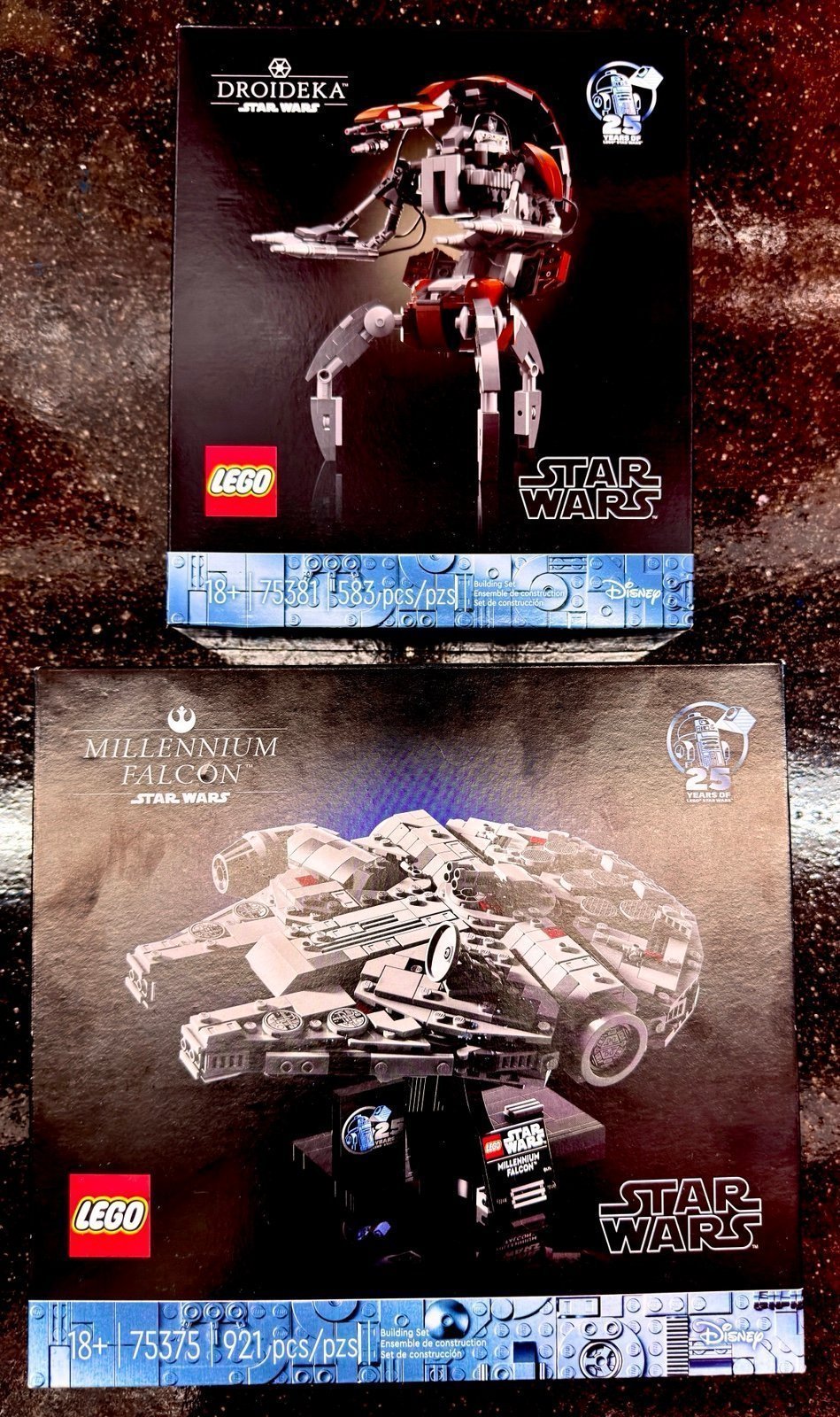 LEGO Star Wars Droideka™ 75381 AND Millennium Falcon 75375