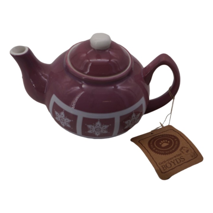 Boyds Gwenith's Snowflake Teapot