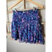 Ramy Brook lined Gough Floral Printed Tiered Mini Skirt Size Medium