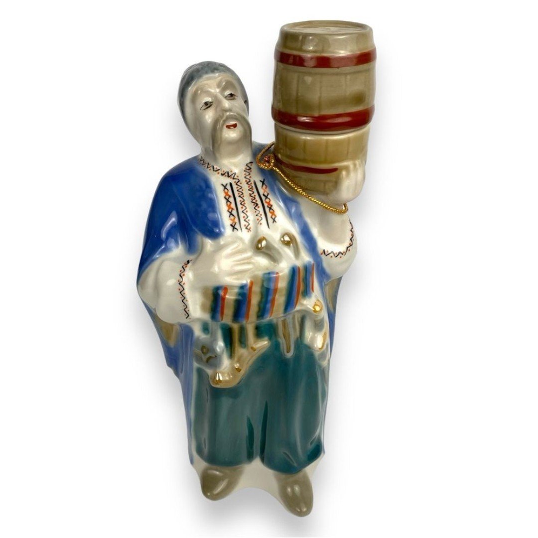 Vintage Ceramic Decanter Bottle Porcelain Decor Soviet Porcelain A14Q0236