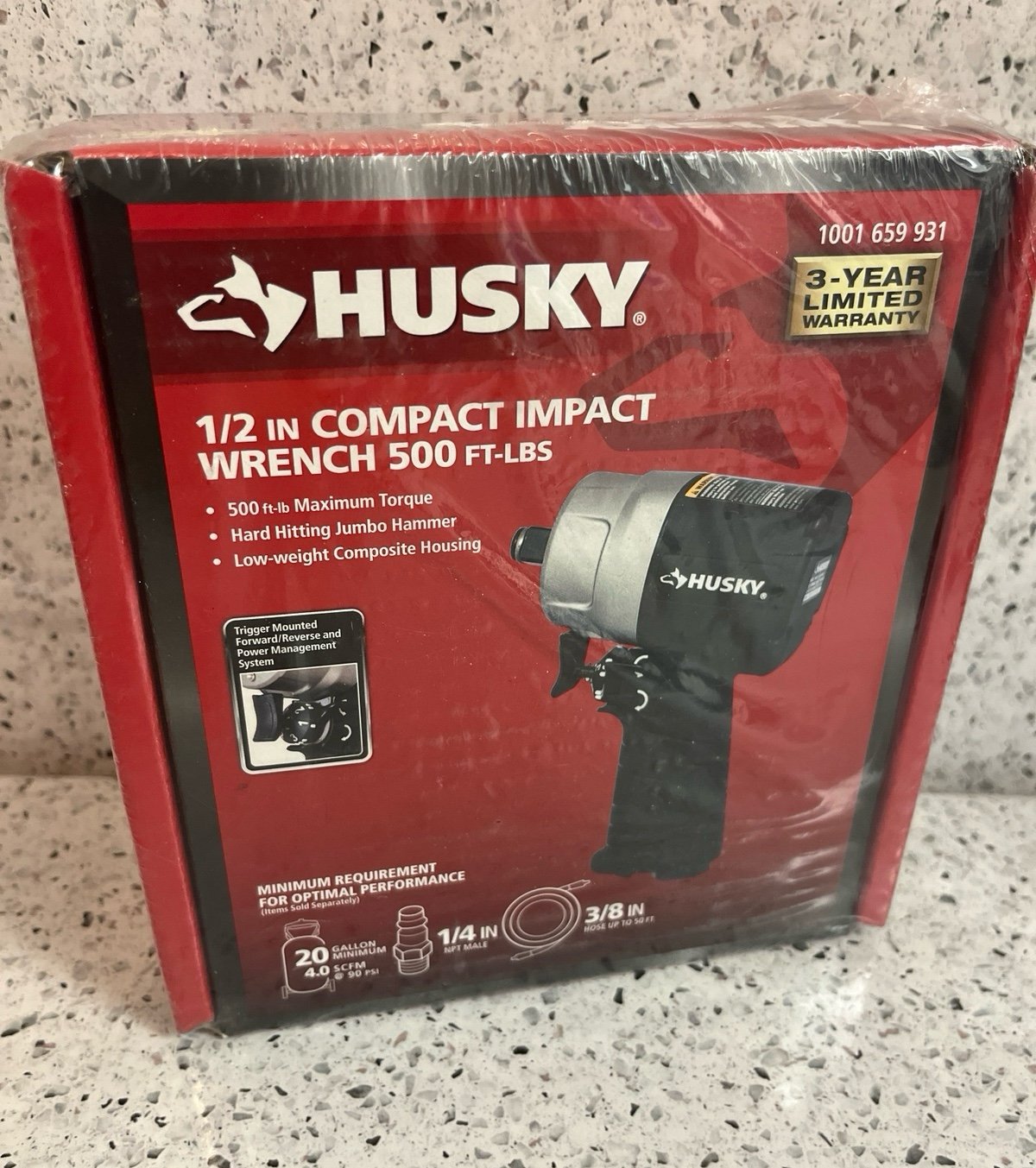 Husky 1/2 in. Compact Impact Wrench 500ft-lb NEW!