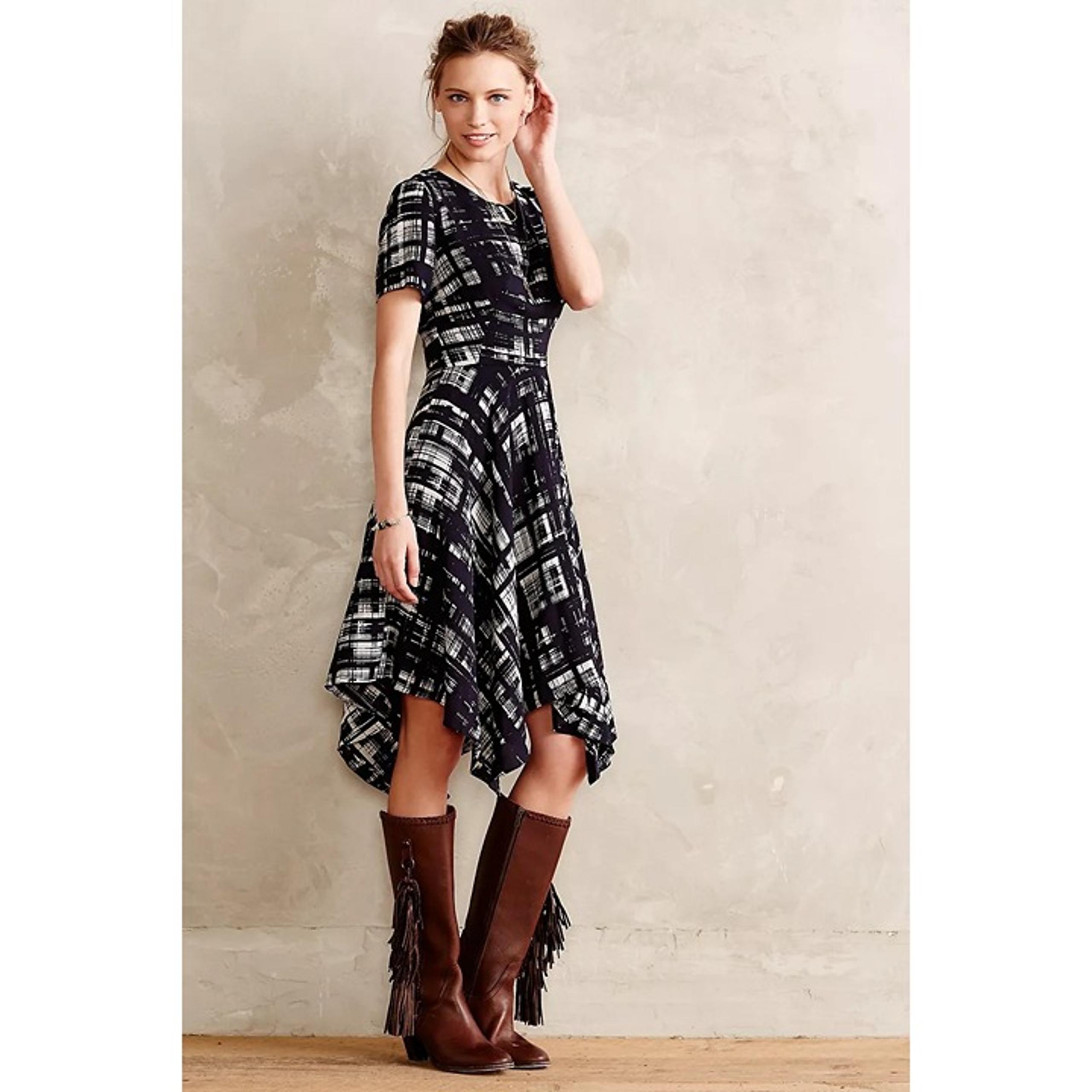Women's - Anthropologie Corey Lynn Calter Painted Plaid Dress, Size 4