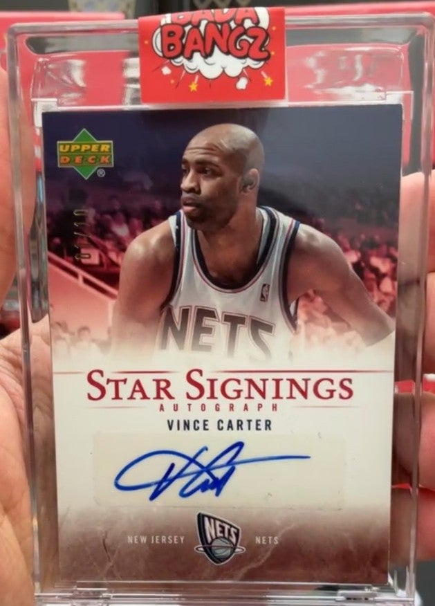 2007 upper deck vince carter auto/10