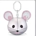 Icons key ring Mouse, Multicolored, Stainless steel