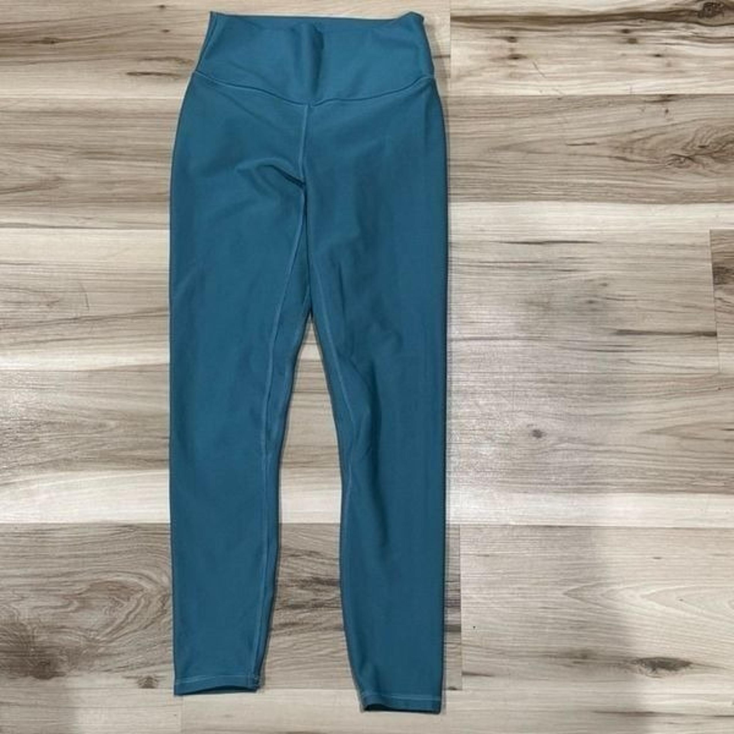 Abercrombie and Fitch YPB sculptLUX 7/8-Length Leggings Teal Women’s Small