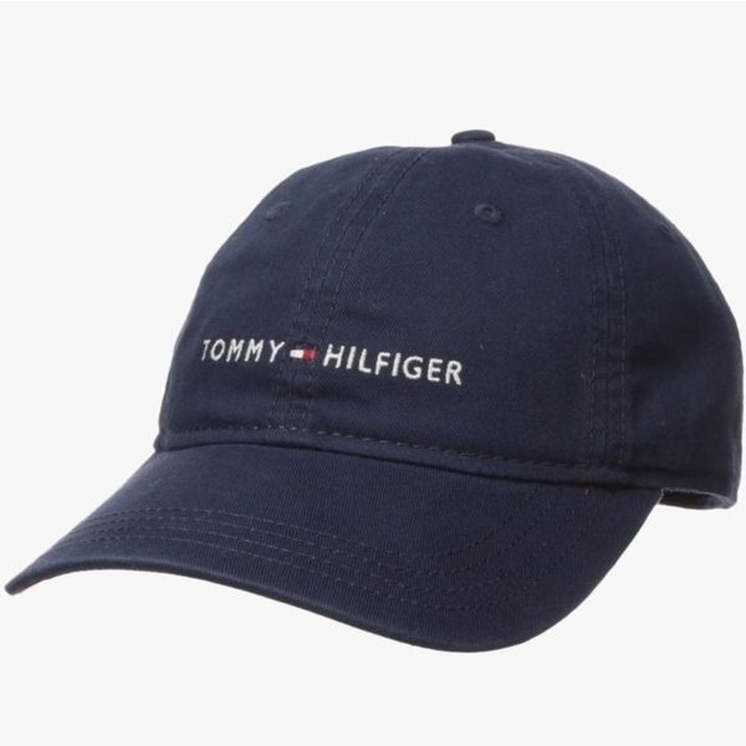 NWT Tommy Hilfiger Blue Logo Unisex Adjustable Baseball Hat One Size