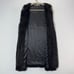 Talbots Women's Black Super Soft Open Front Faux Fur Long Vest Size X Small