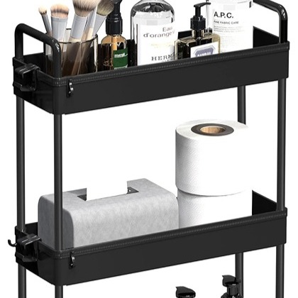3 Tier Mobile Shelving Unit Rolling Utility Cart