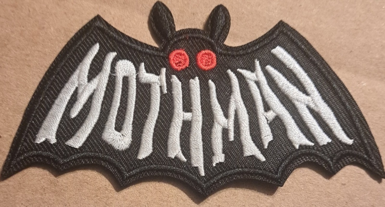 Mothman embroidered Iron on patch 6 pcs.