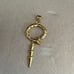 18k Saudi gold Very light weight Snake Pendant