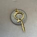 18k Saudi gold Very light weight Snake Pendant
