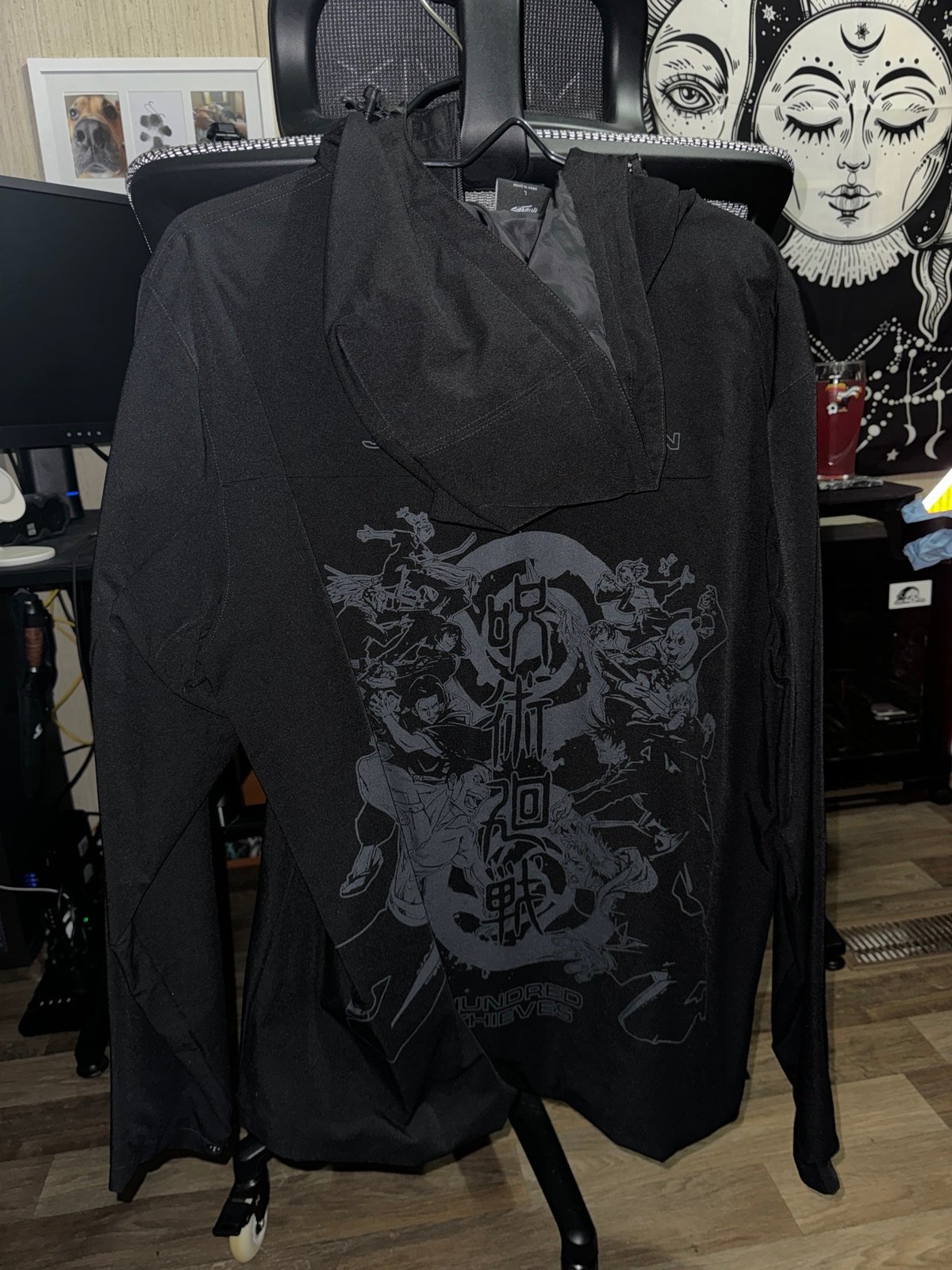 100 thieves jujutsu kaisen jacket rare