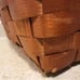Vintage Picnic Basket Wov-N-Wood by Jerywil 40s 50s MCM Cups and Plates