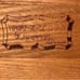 Vintage Picnic Basket Wov-N-Wood by Jerywil 40s 50s MCM Cups and Plates