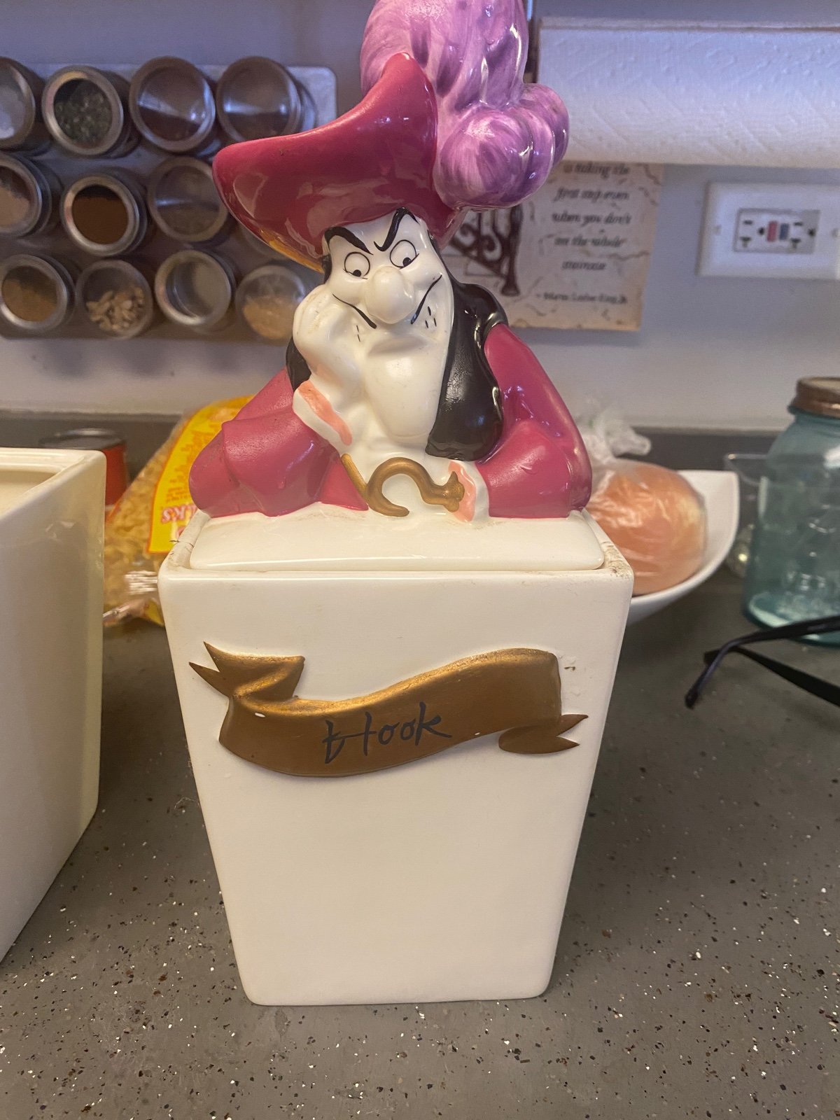 Captain Hook cookie jar disney villain