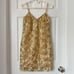 Trina Turk Embroidered Gilded Flower Sheath mini Dress Size 2