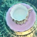 Petal tea cup with saucer