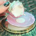Petal tea cup with saucer