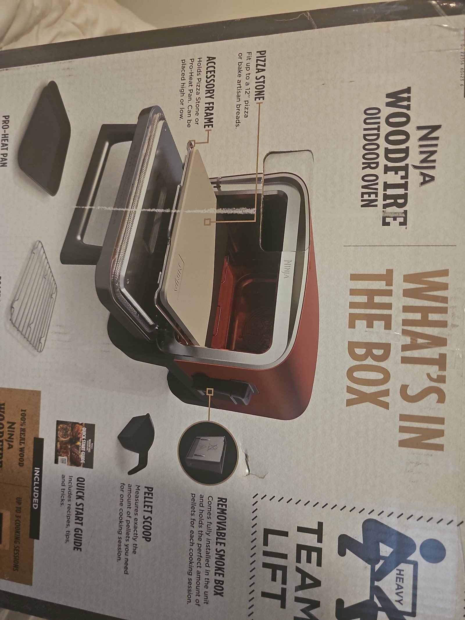 Brand new factory sealed! Ninja 8 in 1 woodfire outdoor Pizza Oven and smoker