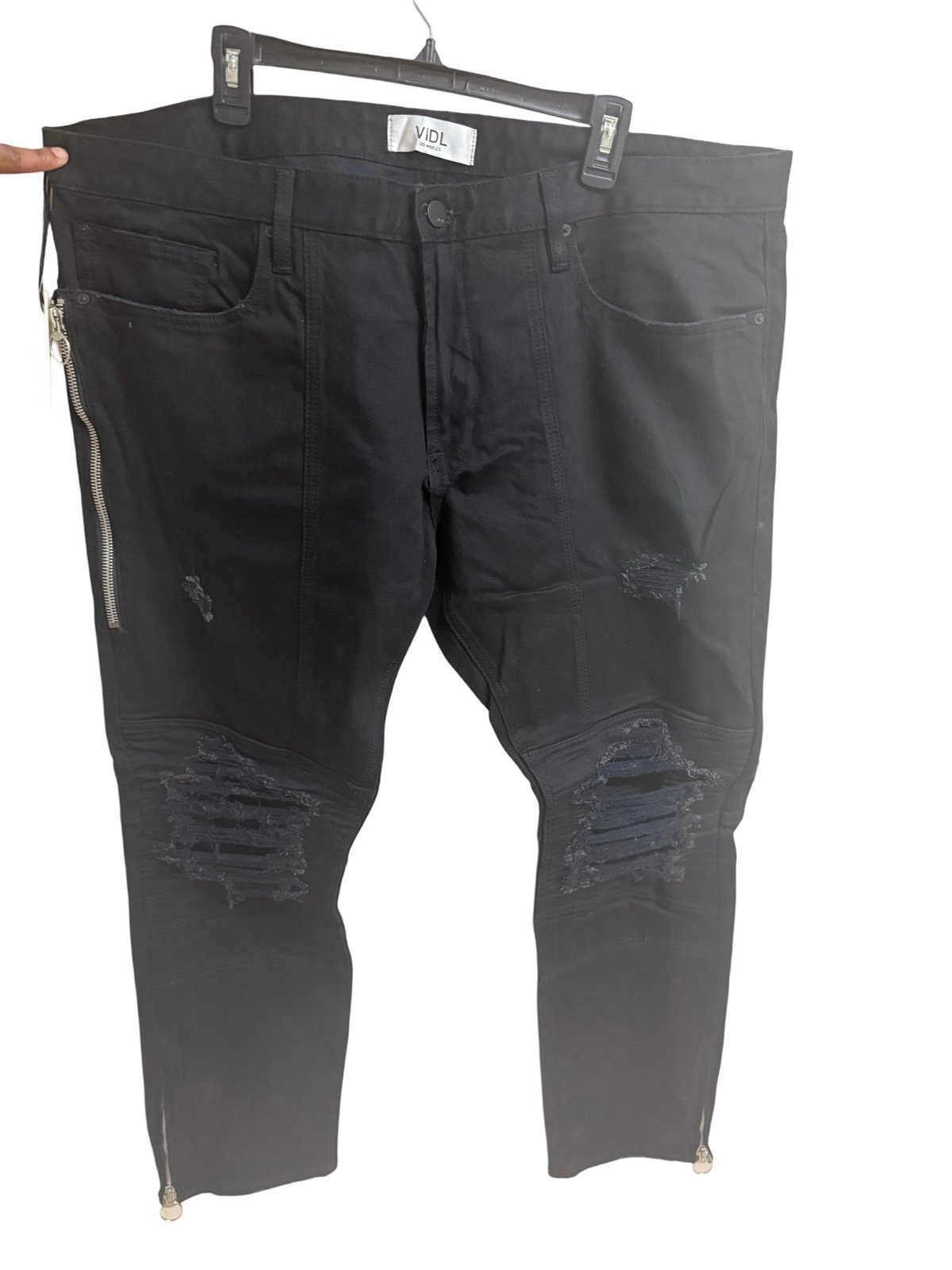 Designer Distressed Jeans Japanese Denim (325 Retail) 42