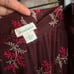 Sundance | Embroidered Floral Aster Bloom Prairie Tulle Mesh Pull On Skirt -L