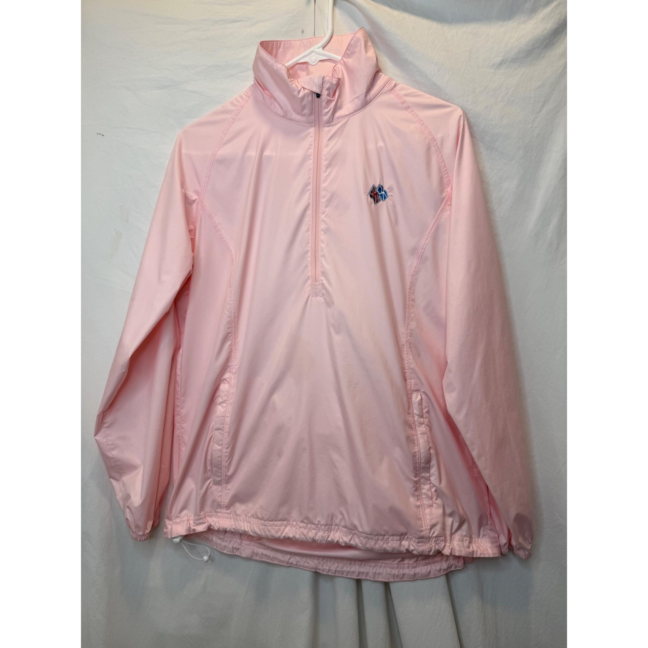 Peter Millar Windbreaker Pullover Lightweight Pink Jacket M FREDERICA SEA ISLAND