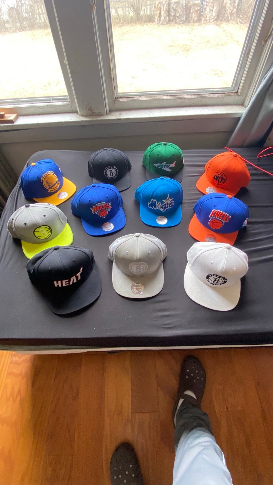 11 Mitchell & Ness SnapBacks All For 120