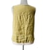 Women's 100% Linen Lagenlook Green Tank & Wide cropped Pant Boho Set Size Large