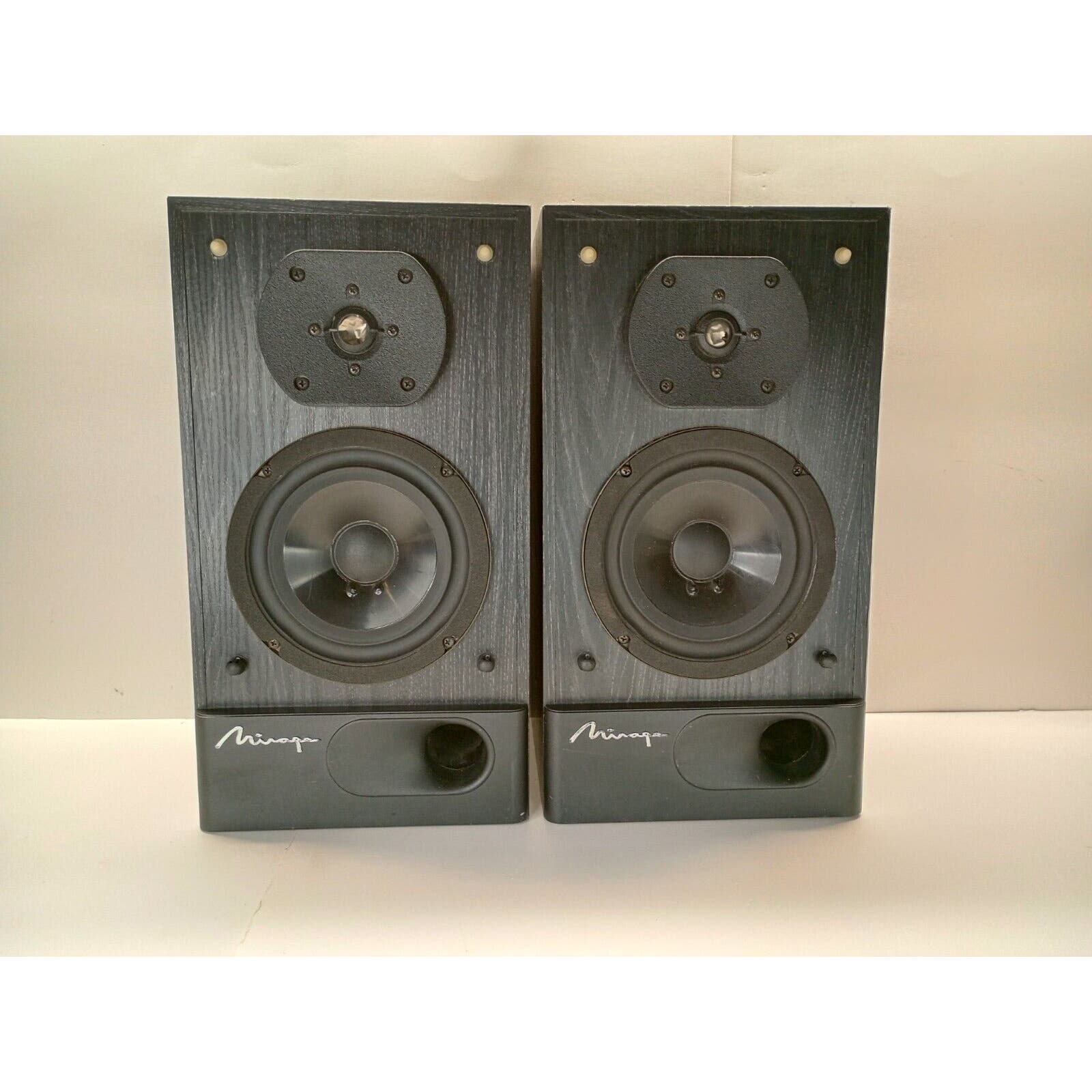 WORKING Mirage Speakers M-290 Pair Tested Works (2 BAD TWEETERS)