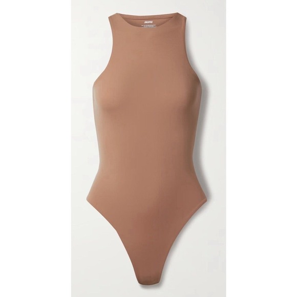 NWT Skims Fits Everybody High Neck Bodysuit - Shade UMBER (No Longer Sold) - 4XL