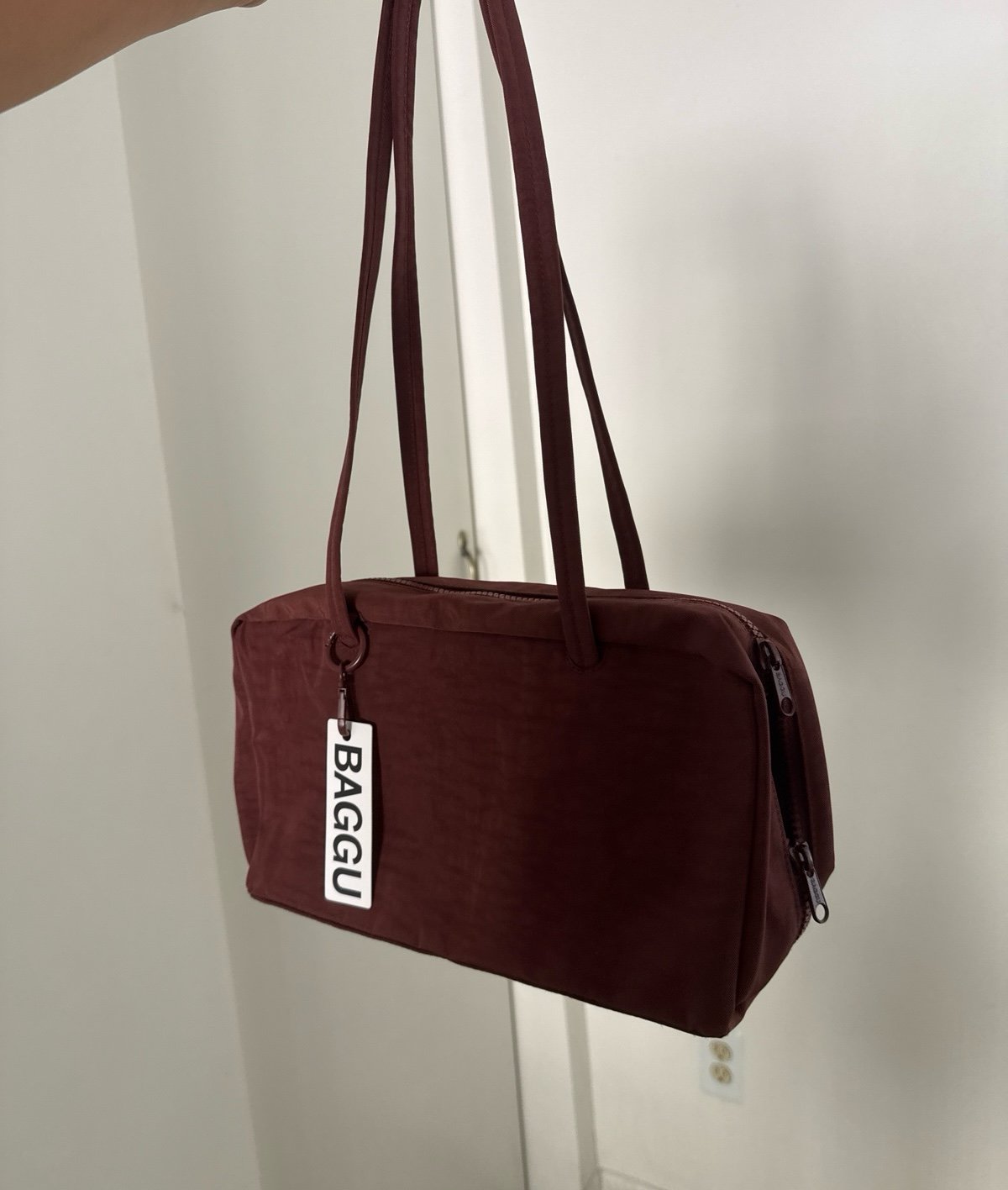 BAGGU Mahogany Bowler Bag ( NEW)