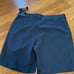 PGA Tour Shorts Mens Size 36 Black Iris Solid Pants Flat Front Golf new