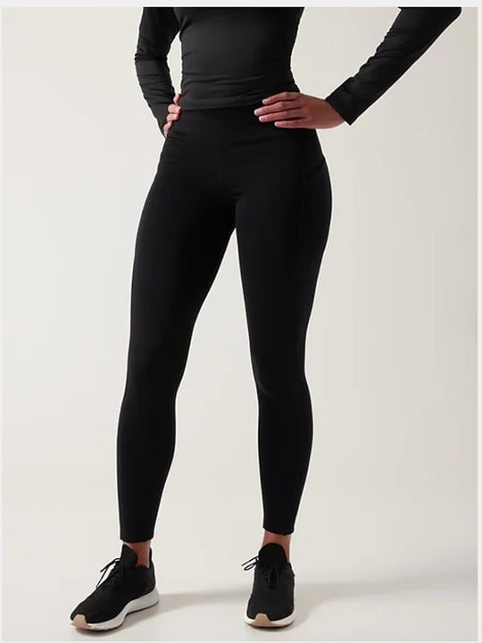 NWOT Athleta Altitude Stash Tight in Polartec Power StretchTight XS