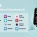 Smart Watch for Men and Women, 1.8 Inch with Bluetooth Call-Alexa, waterproof