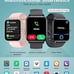 Smart Watch for Men and Women, 1.8 Inch with Bluetooth Call-Alexa, waterproof