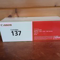 Canon Laser 137 Black Toner Cartridge Genuine OEM NEW Sealed LBP151 Image Class