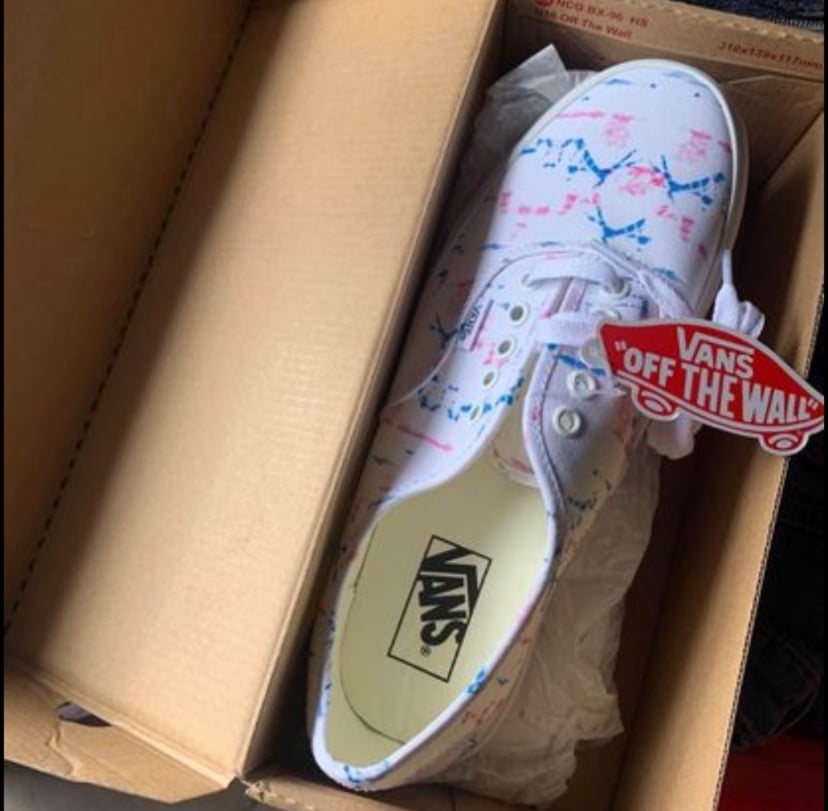 Unisex Tie Dye Vans